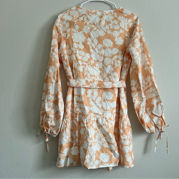 NWT ANTROPOLOGIE - CHARLIE HOLIDAY EVE LINEN BLEND DRESS IN BLOOM - Size XS - Picture 9 of 10